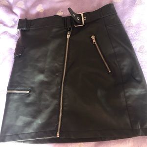 Leather skirt from Forever 21